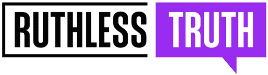Ruthless Truth logo with bold text.